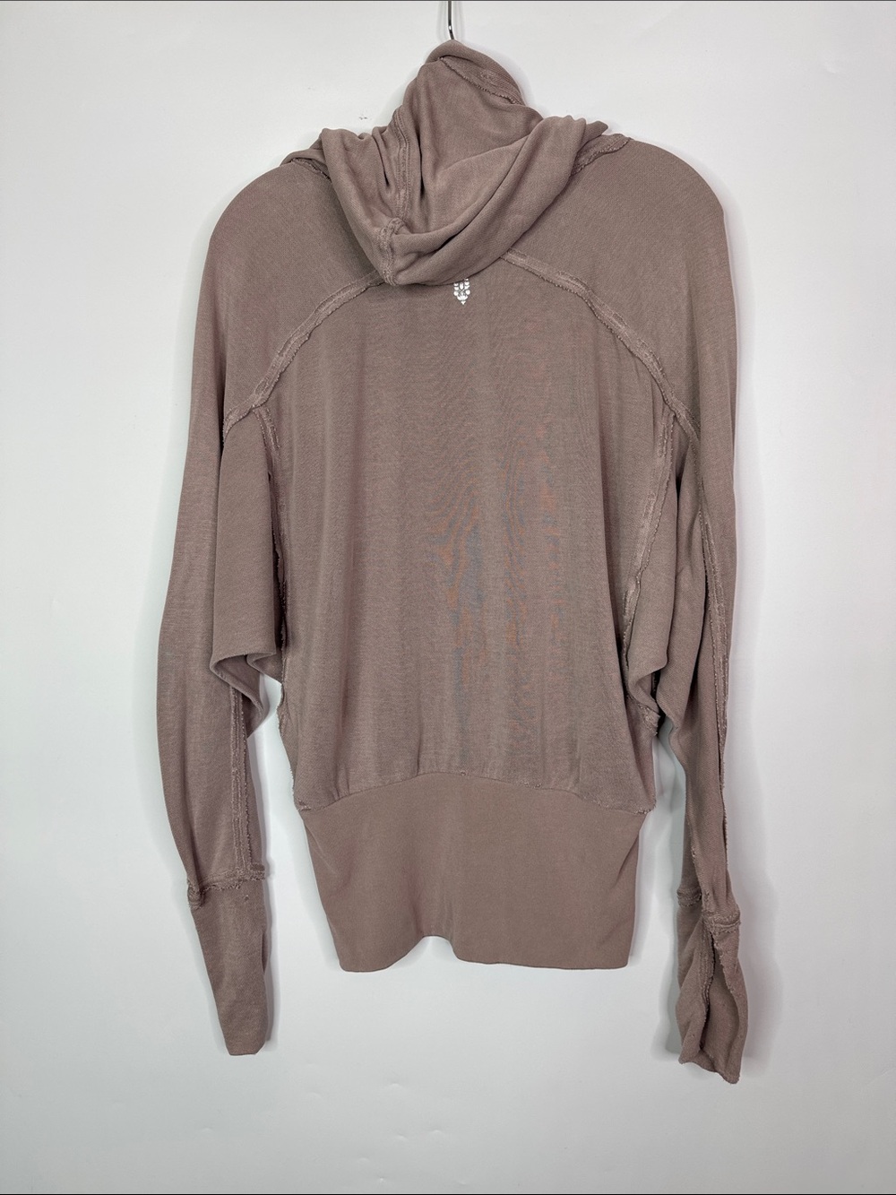 Free People Movement Pullover Gray Cropped Hoodie Size XS - Picture 2 of 8
